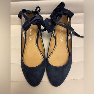Brand New, Splendid Navy Jerrie Flats